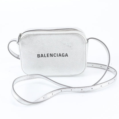 Balenciaga Everyday Camera Bag XS Leather Crossbody Silver