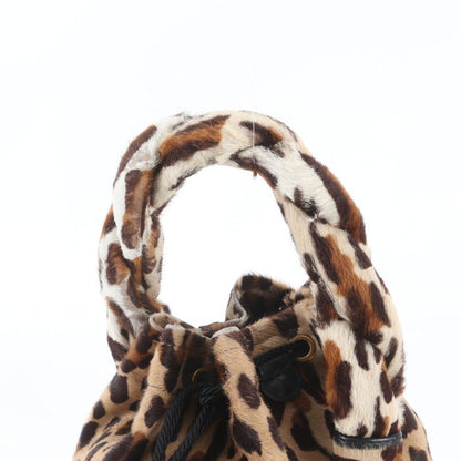 Fendi Calf Hair Leopard Pattern Leather Handbag — view 2