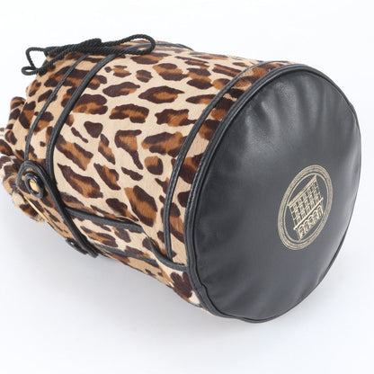 Fendi Calf Hair Leopard Pattern Leather Handbag — view 5