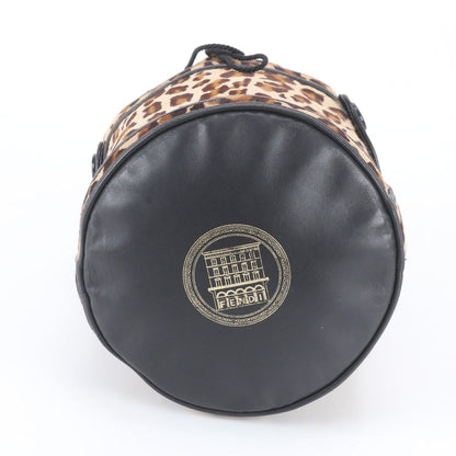 Fendi Calf Hair Leopard Pattern Leather Handbag — view 6