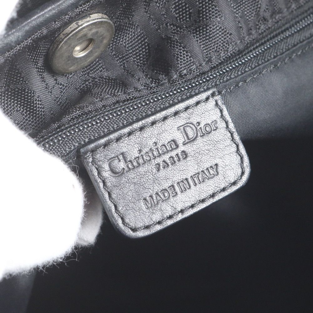 Dior Galliano Era Trotter Ethnicline Leather Shoulder Bag — view 8