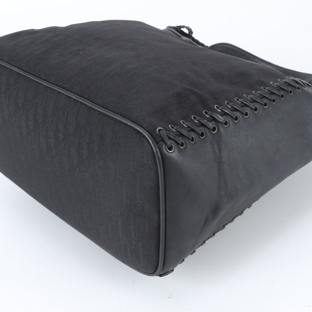 Dior Galliano Era Trotter Ethnicline Leather Shoulder Bag — view 4
