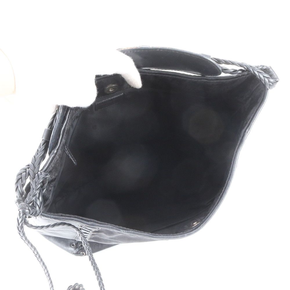 Dior Galliano Era Trotter Ethnicline Leather Shoulder Bag — view 7