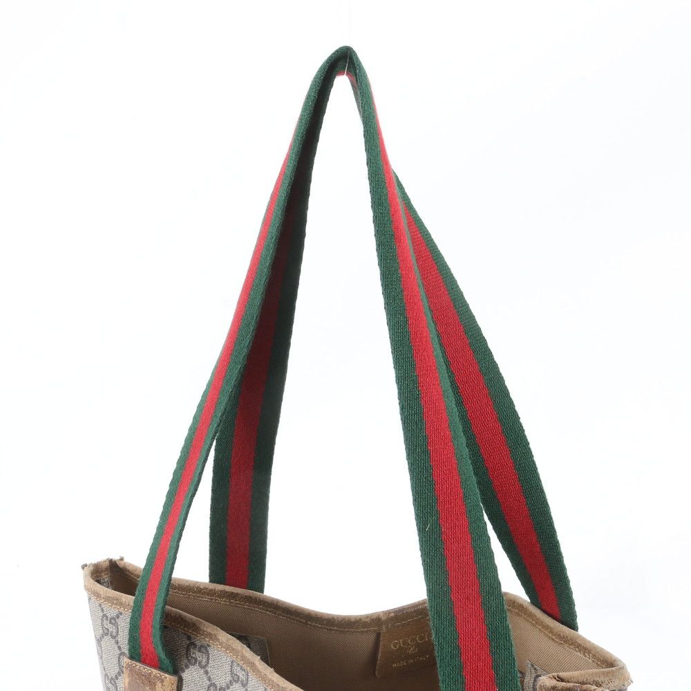 Gucci GG Supreme Leather Tote Shoulder Business — view 2