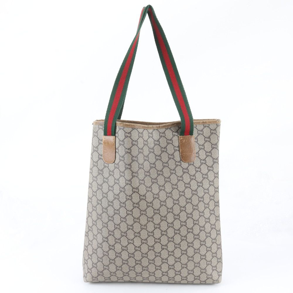 Gucci GG Supreme Leather Tote Shoulder Business — view 3