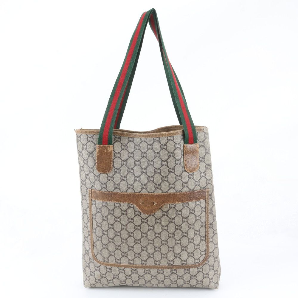 Gucci GG Supreme Leather Tote Shoulder Business
