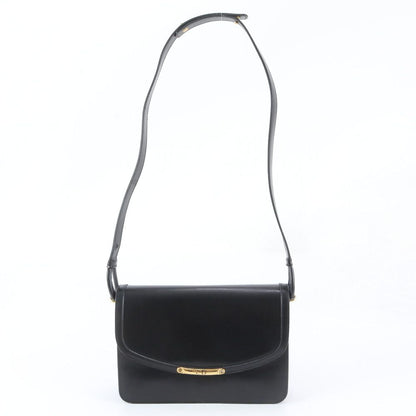 Dior Leather 2-Way Shoulder Bag Crossbody Hand Black — view 4