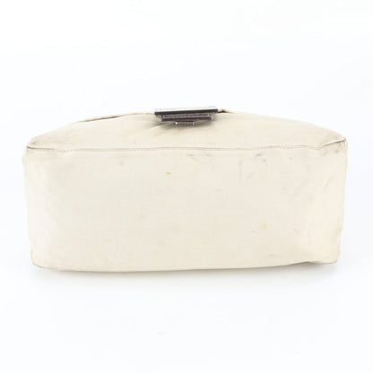 Fendi Mamma Bucket Baguette FF Leather Canvas Shoulder Bag — view 6