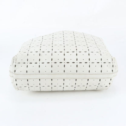 Miu Miu Perforated Leather Tote — view 6