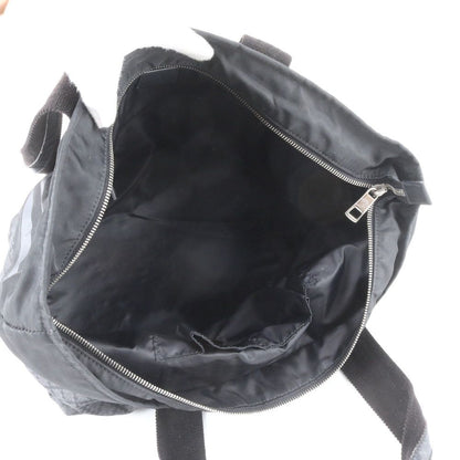 Gucci Diamante Leather Nylon Tote Shoulder Black — view 7