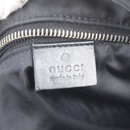 Gucci Diamante Leather Nylon Tote Shoulder Black — view 8