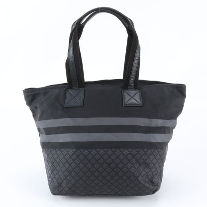 Gucci Diamante Leather Nylon Tote Shoulder Black — view 3