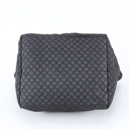 Gucci Diamante Leather Nylon Tote Shoulder Black — view 6