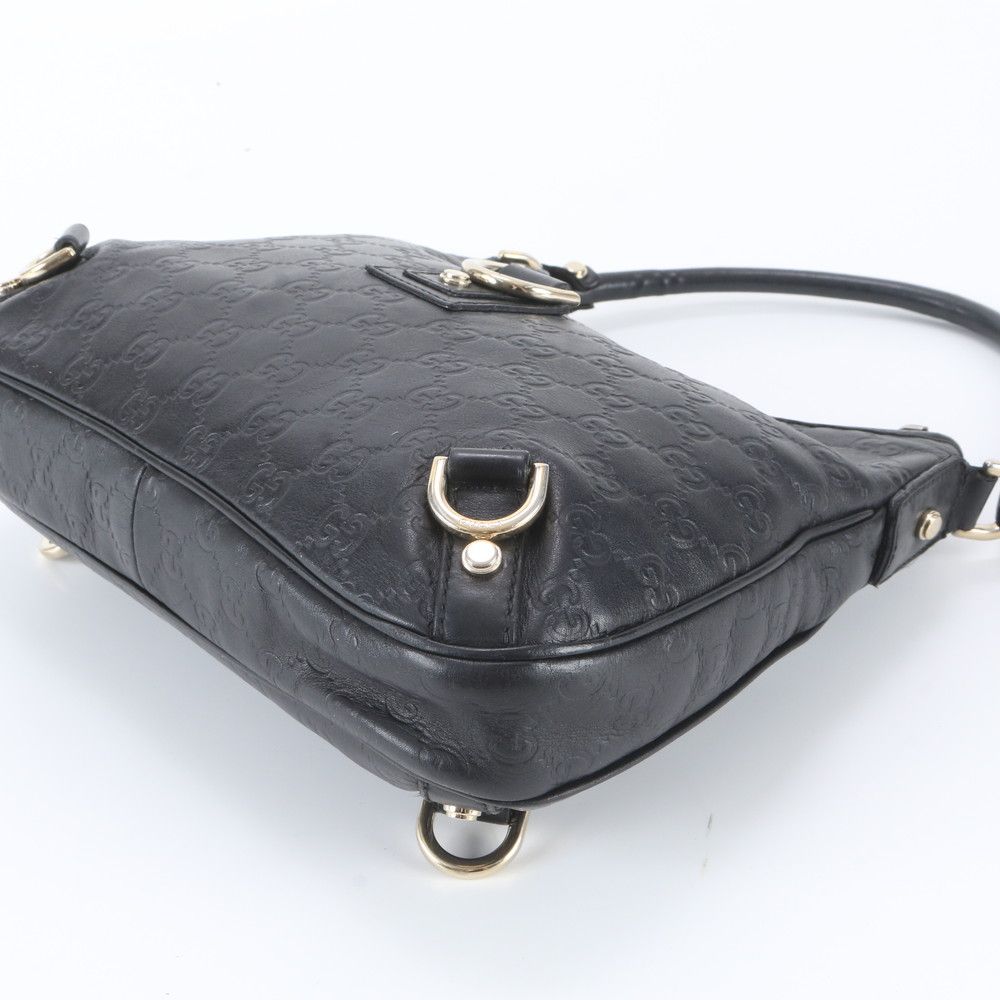 Gucci Guccissima Abbey Leather Shoulder Bag — view 4