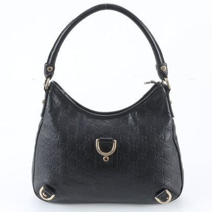 Gucci Guccissima Abbey Leather Shoulder Bag