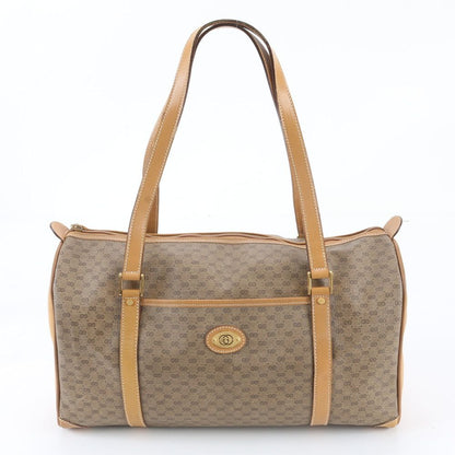 Gucci Micro GG Leather Boston Bag Tote Carry