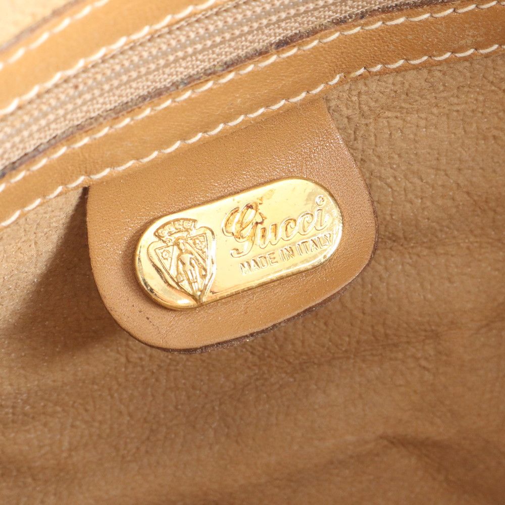 Gucci Micro GG Leather Boston Bag Tote Carry — view 8
