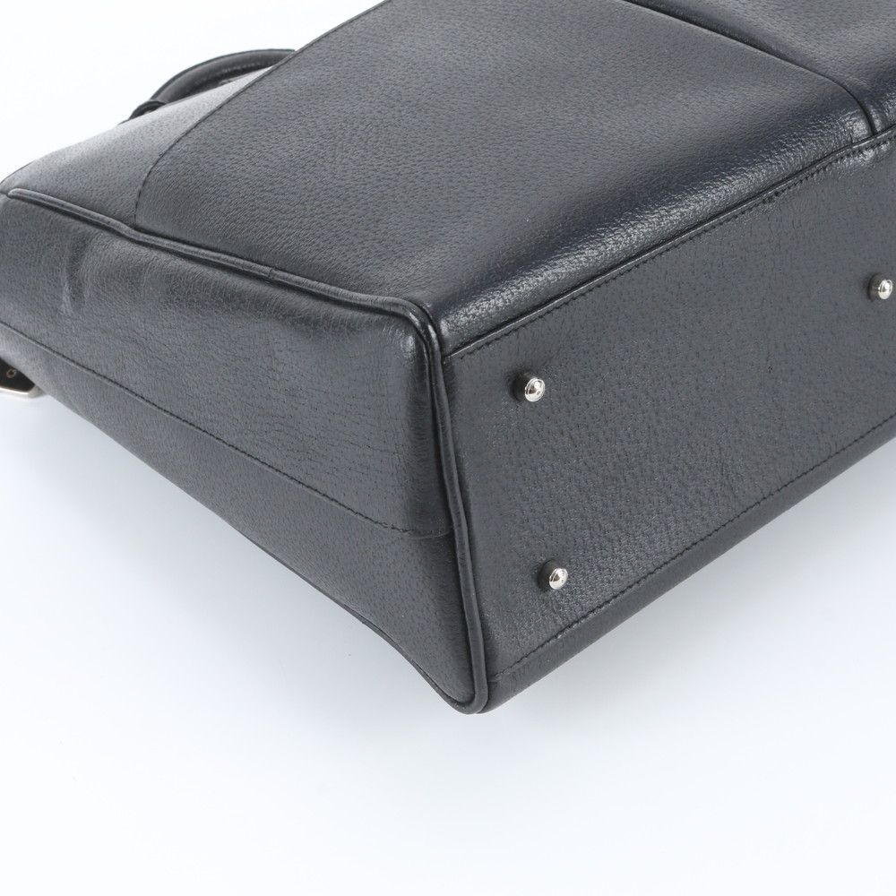 Gucci Leather Handbag Tote Black — view 5
