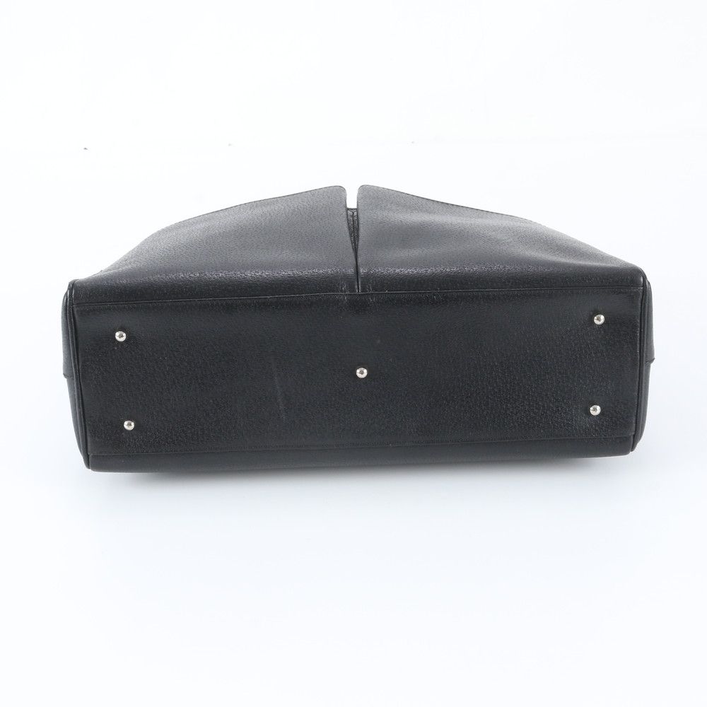 Gucci Leather Handbag Tote Black — view 6
