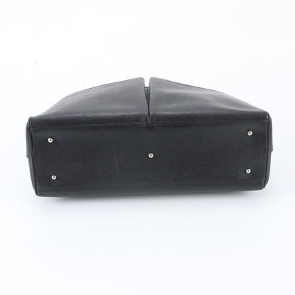 Gucci Leather Handbag Tote Black — view 6