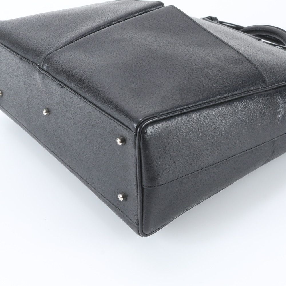 Gucci Leather Handbag Tote Black — view 4
