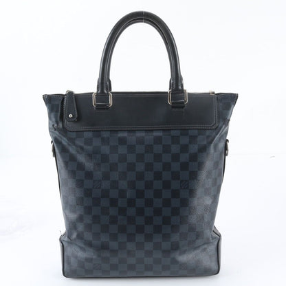 Louis Vuitton Damier Cobalt Greenwich Leather Tote Shoulder Business