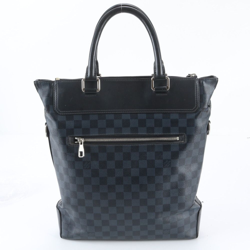 Louis Vuitton Damier Cobalt Greenwich Leather Tote Shoulder Business — view 3