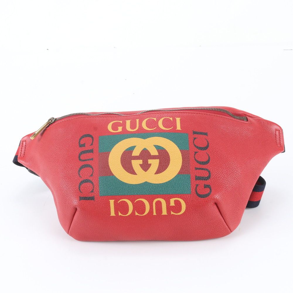 Gucci Leather 2-Way Belt Bag Crossbody Body Waist Pouch — view 3