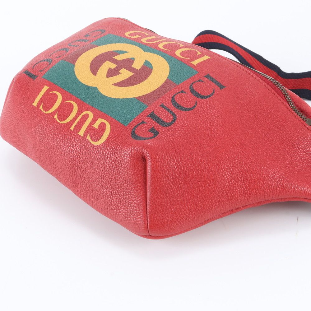 Gucci Leather 2-Way Belt Bag Crossbody Body Waist Pouch — view 5