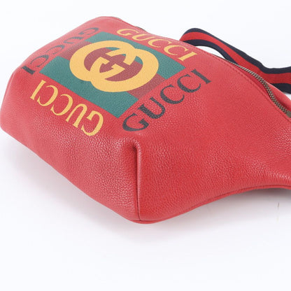 Gucci Leather 2-Way Belt Bag Crossbody Body Waist Pouch — view 5