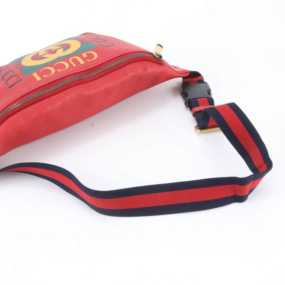 Gucci Leather 2-Way Belt Bag Crossbody Body Waist Pouch — view 2
