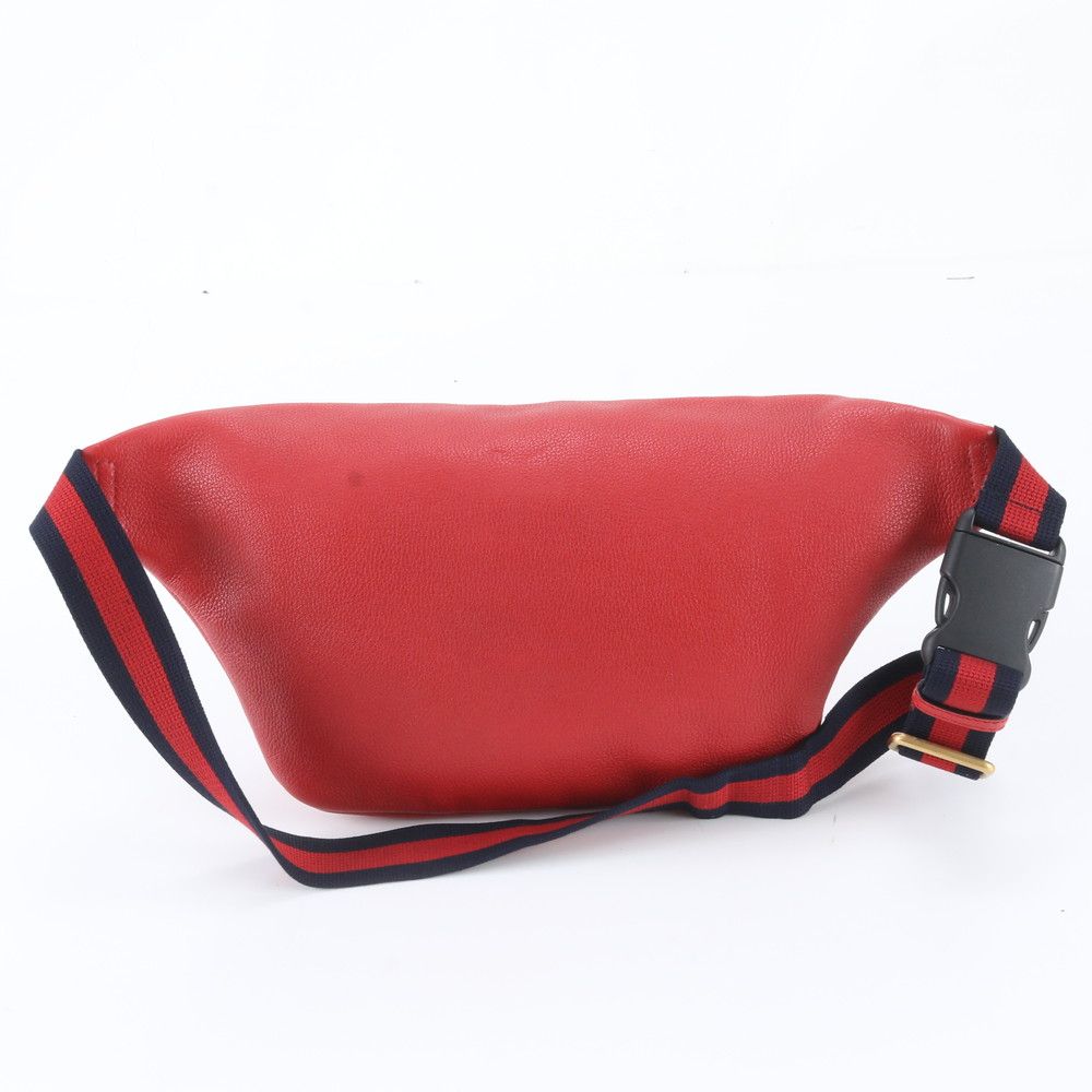 Gucci Leather 2-Way Belt Bag Crossbody Body Waist Pouch — view 4
