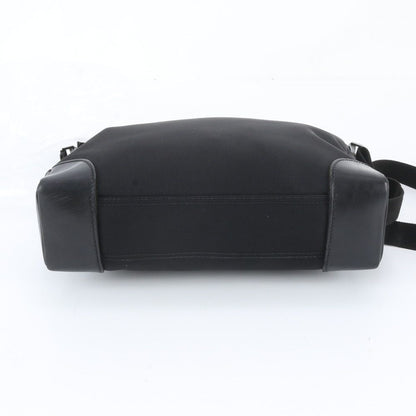 Gucci Leather Nylon Shoulder Bag Crossbody Messenger Business Black — view 6