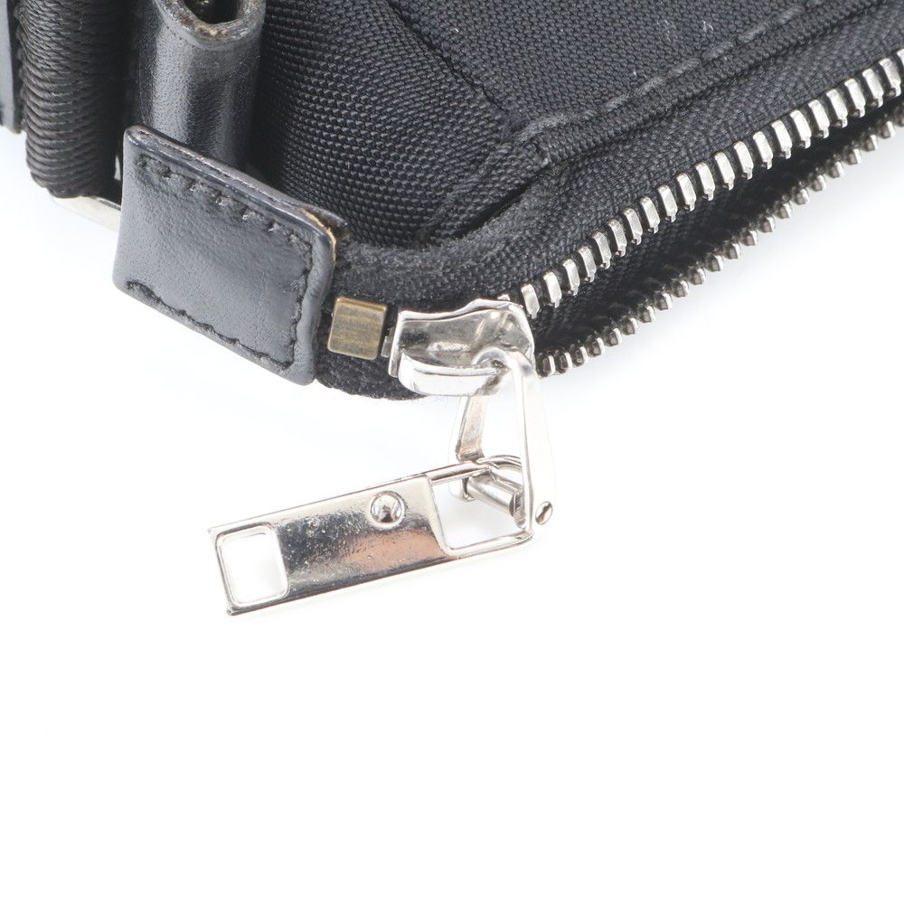 Gucci Leather Nylon Shoulder Bag Crossbody Messenger Business Black — view 8