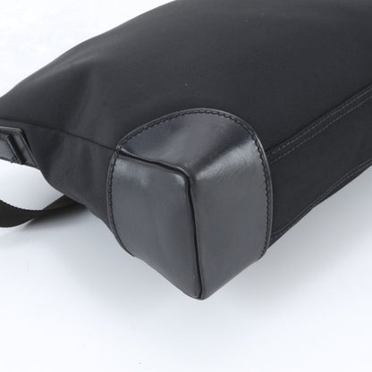 Gucci Leather Nylon Shoulder Bag Crossbody Messenger Business Black — view 5
