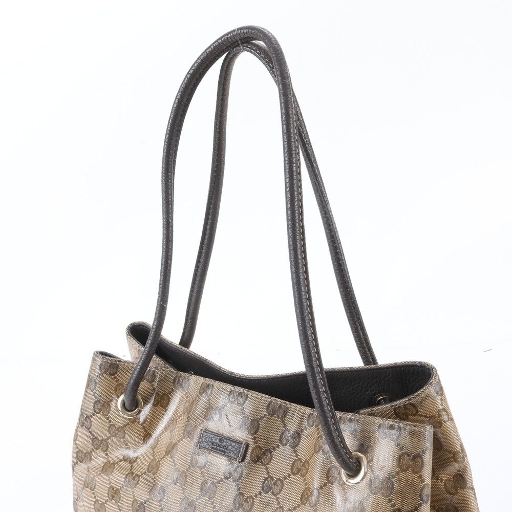 Gucci GG Crystal Leather Tote Shoulder — view 2