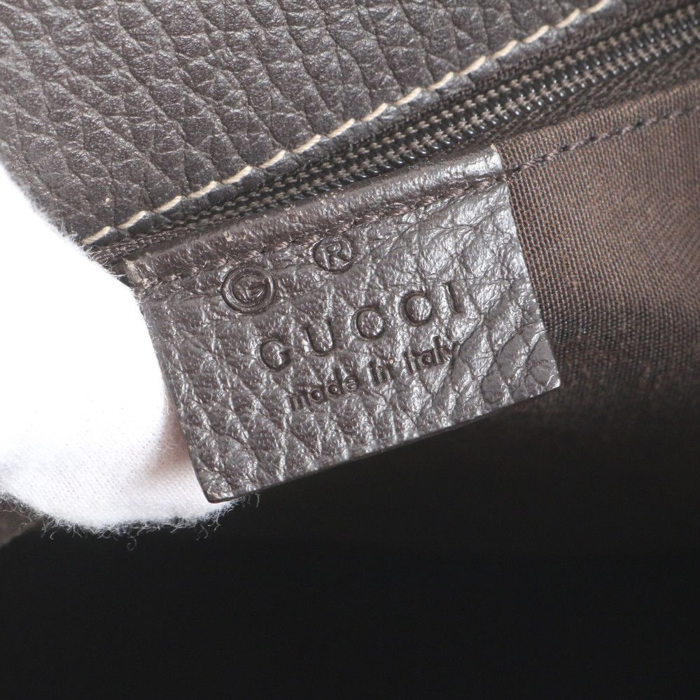 Gucci GG Crystal Leather Tote Shoulder — view 8