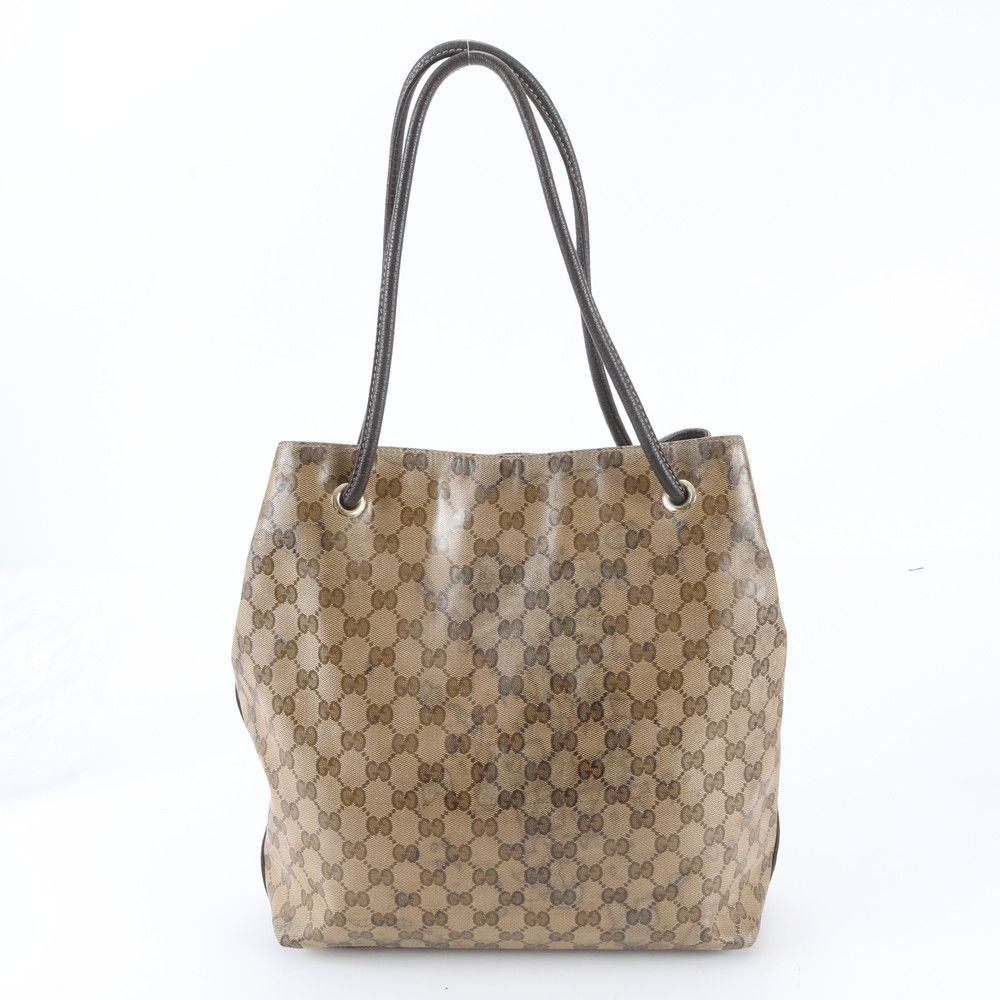 Gucci GG Crystal Leather Tote Shoulder — view 3