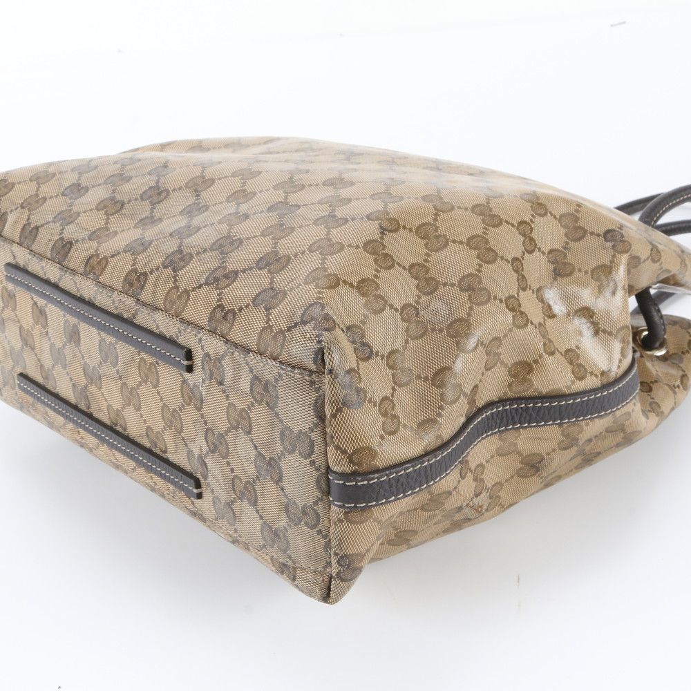 Gucci GG Crystal Leather Tote Shoulder — view 4