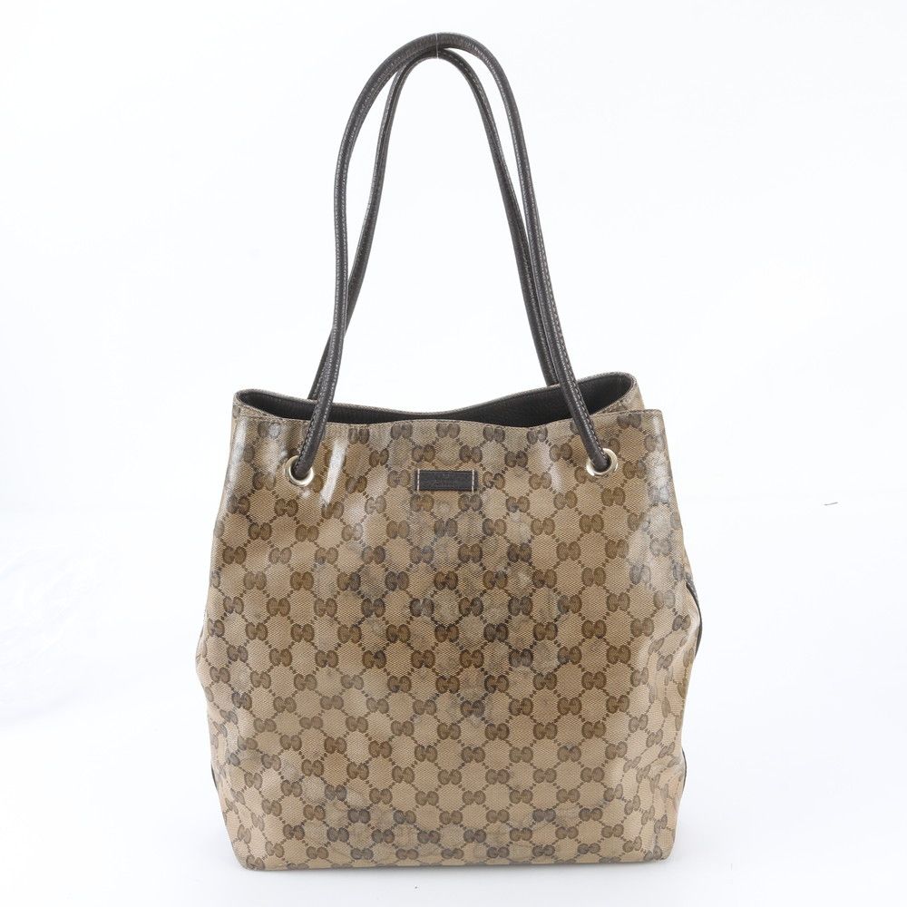 Gucci GG Crystal Leather Tote Shoulder