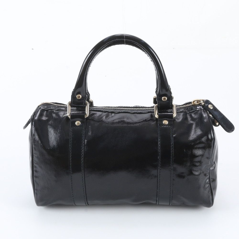 Gucci Mini Boston Leather Handbag Tote Black — view 3