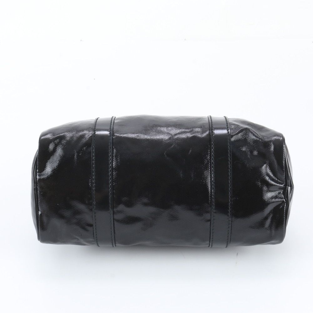 Gucci Mini Boston Leather Handbag Tote Black — view 6