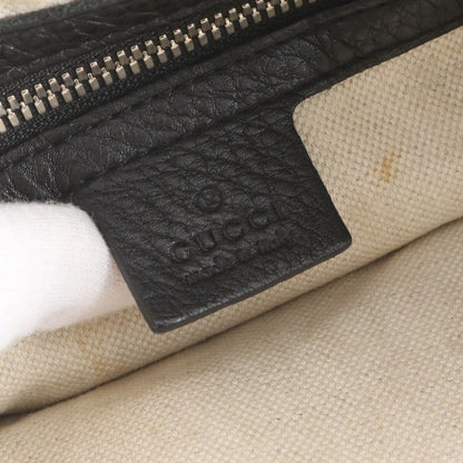Gucci Soho Interlocking G Leather Tote Business Black — view 8