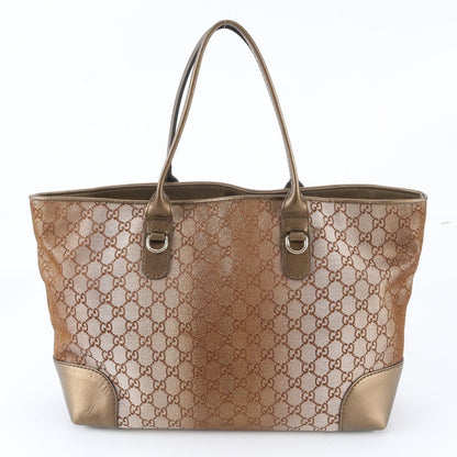 Gucci GG Canvas Heartbit Leather Tote Shoulder — view 3