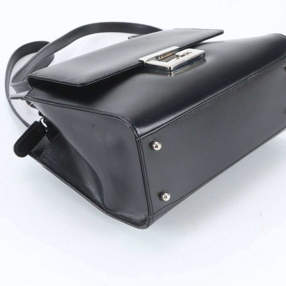 Gucci Leather Shoulder Bag Hand Black — view 5