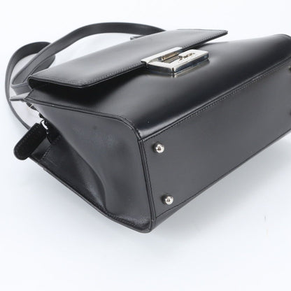 Gucci Leather Shoulder Bag Hand Black — view 5