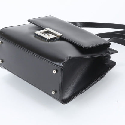 Gucci Leather Shoulder Bag Hand Black — view 4