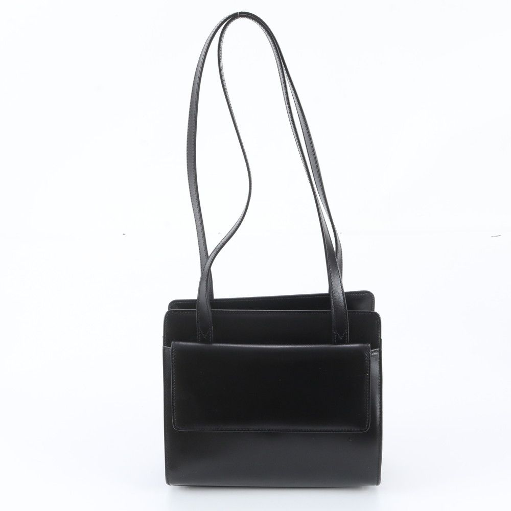 Gucci Leather Shoulder Bag Hand Black — view 3