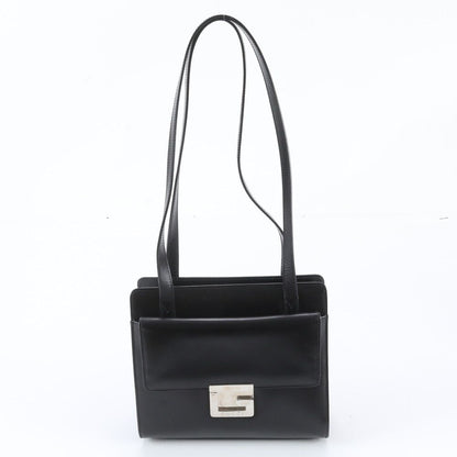Gucci Leather Shoulder Bag Hand Black