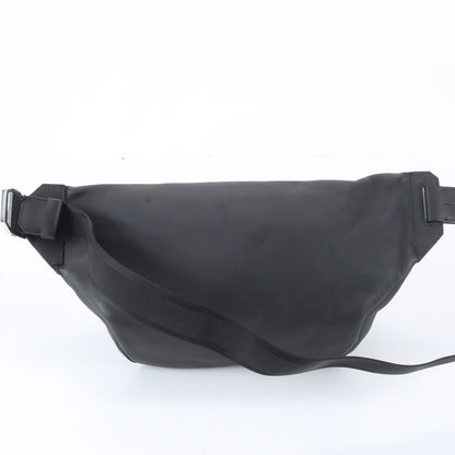 Hermes City Slide Cross Leather Belt Bag Crossbody Waist Pouch Black — view 4